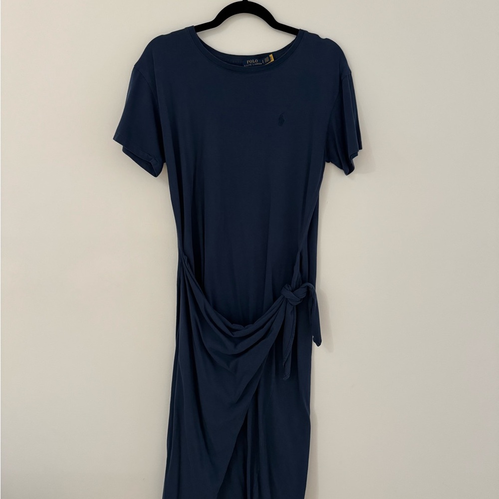 Polo by Ralph Lauren Navy Midi Dress